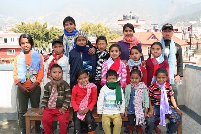 Tammy's kids from the orphanage.